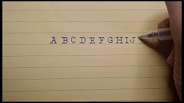 Uppercase Alphabet Tutorial for Beginners || Handwriting Practice ✍️ Print Style