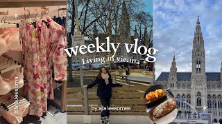 Weekly Vlog / My last week living in Vienna!!! Productive days, ice-skating, work..