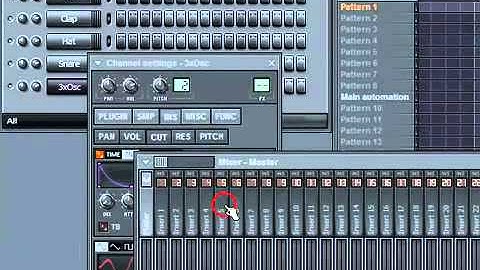 FL Studio Tutorial - How to make a Sweep using 3x Osc
