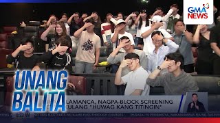 Mika Salamanca, nagpa-block screening ng pelikulang "Huwag Kang Titingin" | Unang Balita screenshot 4