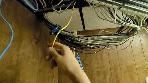 Clean up my server room cable spaghetti. Networking Cleanup Project Part 1