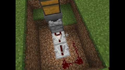 How to make a working dustbin/Trash can in Minecraft #shorts