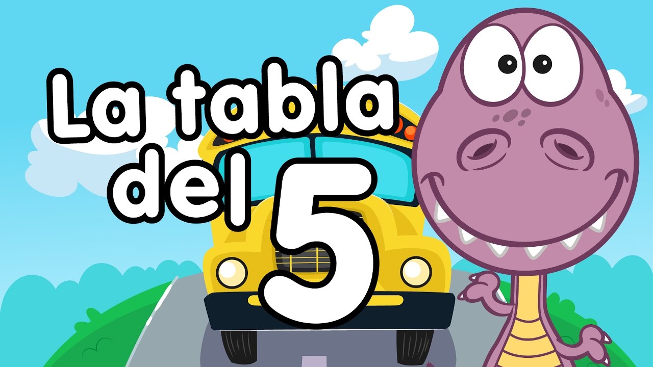 La Tabla Del 5 Tabla del 5 cantada - Canciones infantiles - Doremila - YouTube