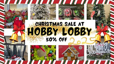 Hobby Lobby 50% OFF Christmas SALE 🎄 Must-See Deals Before They’re Gone Budget Holiday Shopping 2025