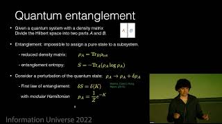 Manus Visser on "Newton's law of inertia from entanglement"