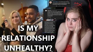 IS MY RELATIONSHIP UNHEALTHY? Reading hate comments