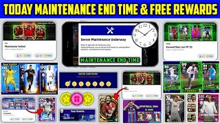 Maintenance End Time Today In eFootball 2023 Mobile | Pes Server Maintenance | Maintenance End