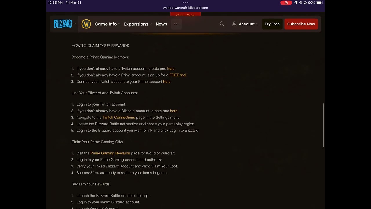 @Carnagias shorts guide WoW TCG mount Big Battle Bear free now till April 27 2023! Sub now for more!