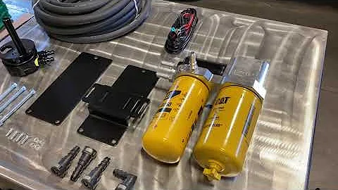 NEW Black Market Performance Dual CAT Filter, High Performance Lift Pump Install on DURAMAX!