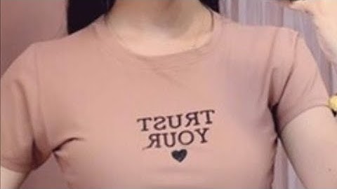 Hướng dẫn cắt áo thun nữ  cổ tròn @họcmaytạinhà