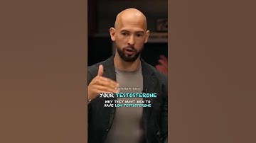 Tristan Tate Why They Want Men To Have Low Testosterone #Shorts