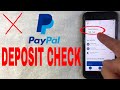 How To Cash Check Or Money Order With Paypal App 🔴 - YouTube
