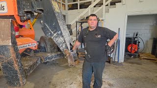 How To Replace Skytrak 10054 Boom Hoses and Cat Track