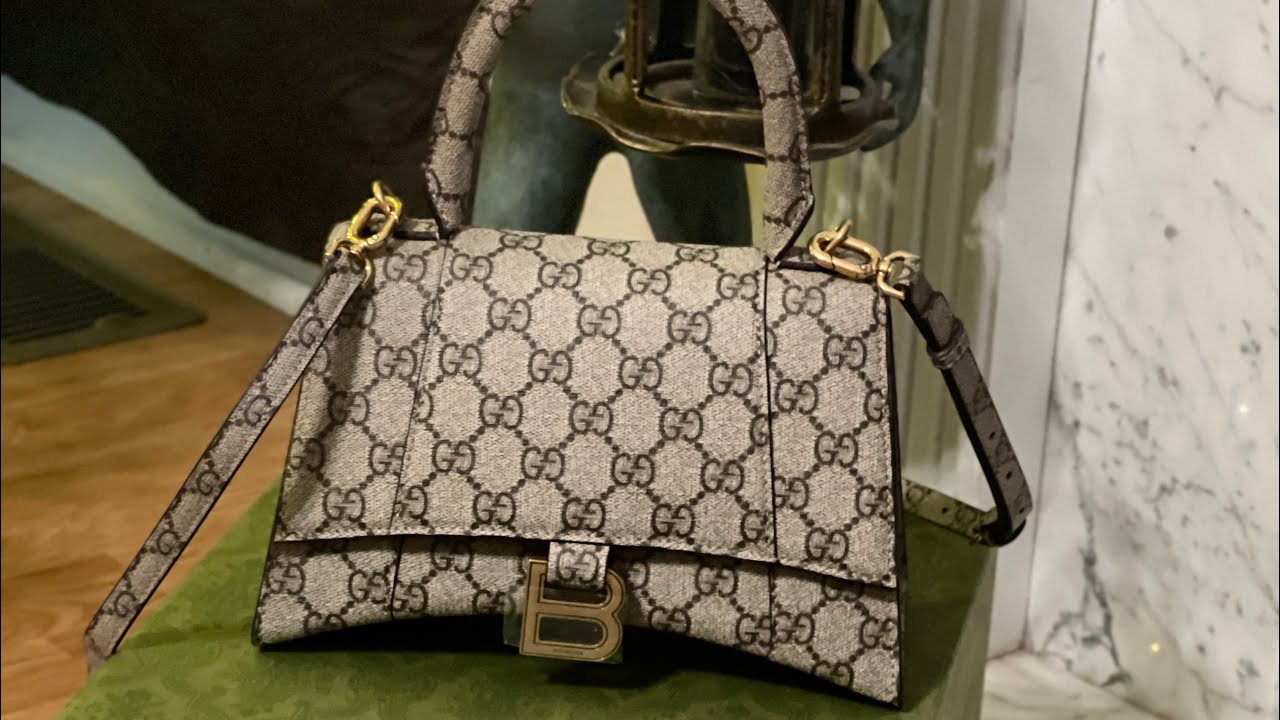 *OMG!!* GUCCI X BALENCIAGA!?! The Hourglass bag. Открываем сумку вместе ...