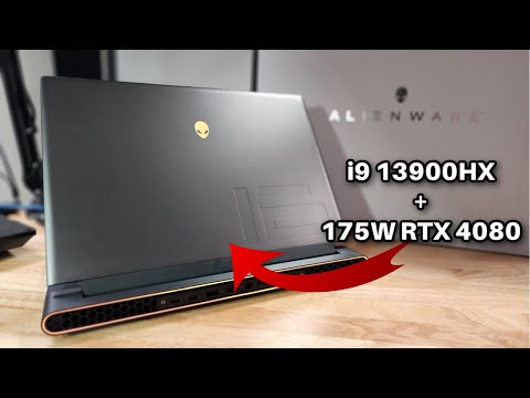 Alienware m16 - 175W RTX 4080 First Look.  How much faster than an overclocked 3070Ti?