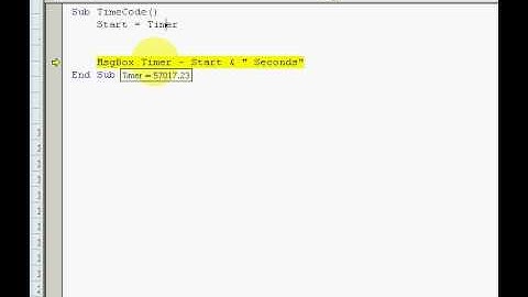 ExcelExperts.com -VBA Tips - Time Your Code