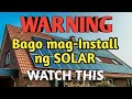 Solar 101 basic introduction guide sa mga gustong maginstall ng solar power system