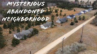 Exploring A Mysterious Abandoned Neighborhood - 8 HOMES