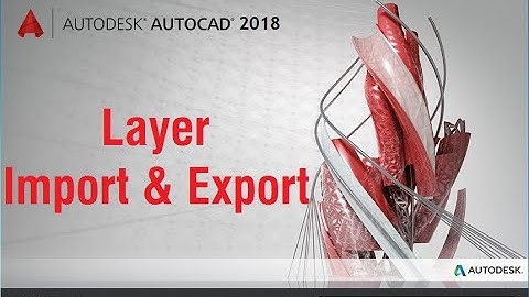 Autocad Layer Import and Export/Layer Import/Layer Export II Hindi/Urdu