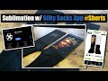 Silky Socks App for Sublimation #Shorts
