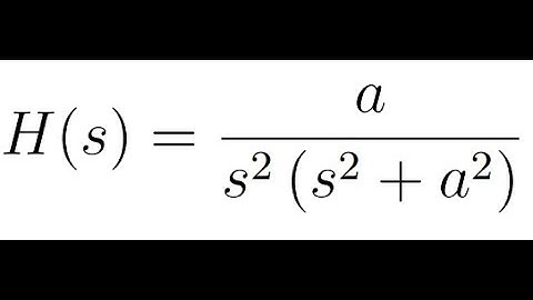 Transformada inversa de Laplace