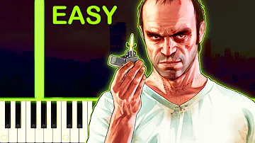 GTA 5 Theme Song - EASY Piano Tutorial