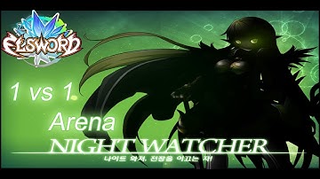 Jazzy plays! 1v1 DiE Add VS Rena Night Watcher! Elsword.