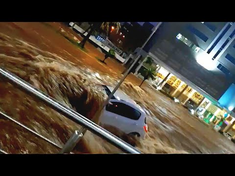 Flash Flood Hits Uberlandia Brazil Flooding Disasters