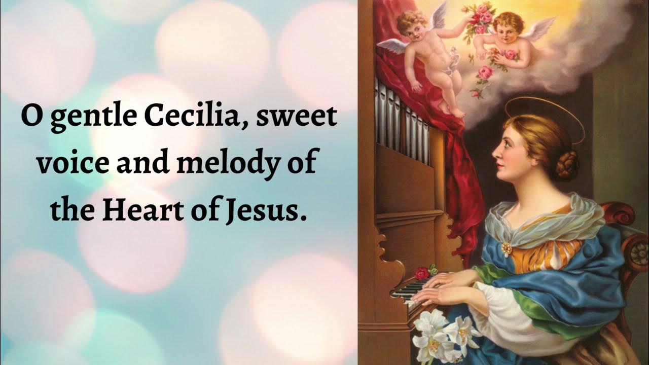 Prayer to St. Cecilia YouTube