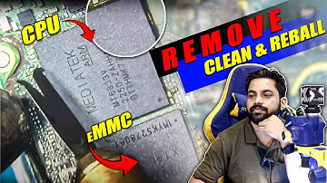 WHITE PASTED CPU और eMMC Remove Clean & Reball Universal Stencil से #mobilerepair #cpu #emmc #akinfo