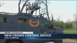 CPD demonstrates new crowd control device