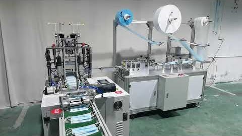 Full Automatic Flat Mask Making Machine with Production Line with High Efficiency