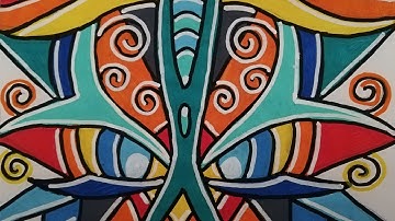 Posca paint markers art 🖌️🎨. (Time-lapse video). 💖