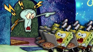 Squidward KICKS OUT 10 million Spongebobs of his house