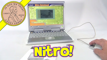 VTech Nitro Notebook and Mouse and 2 Game Cartridges