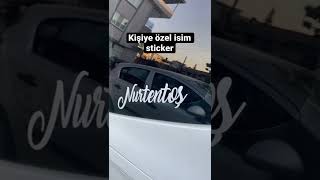 İsim sticker Sipariş için Whatsapp 📲 0555 587 94 33 #sticker #araçsticker #araçaksesuar #oto screenshot 2