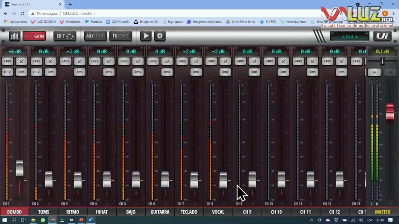 18 Nivel de Mix fader y Gain YouTube