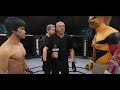 UFC 4 | Bruce Lee vs. Orange Mutant (EA Sports UFC 4)