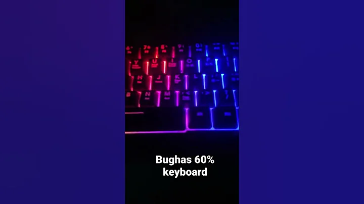 Bughas 60% percent keyboard for only 10$😱