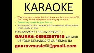 Olida Jeeva Kannada Benkiya Bale Full Karaoke Track By Gaurav