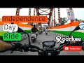 Independence day ride  15 august  roorkee  with prabhpreet independenceday 15august apache