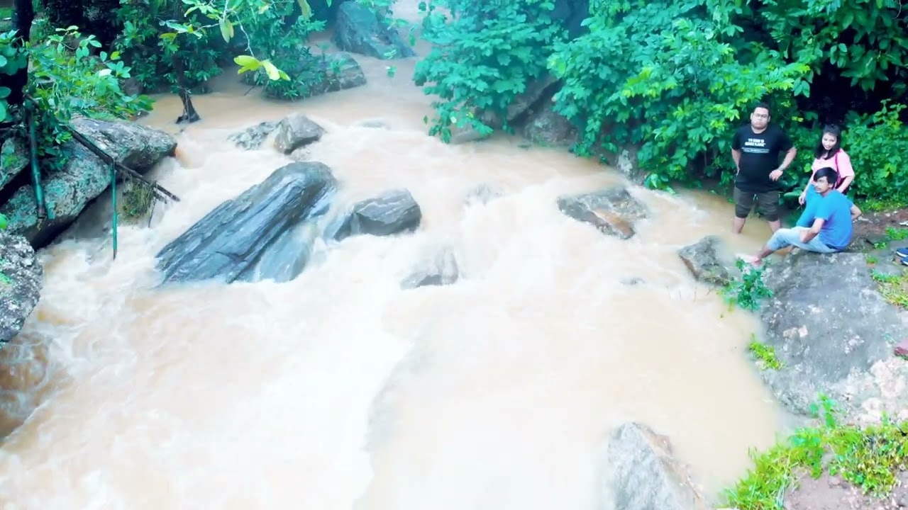 Drone view of Ajodhya Hills Area