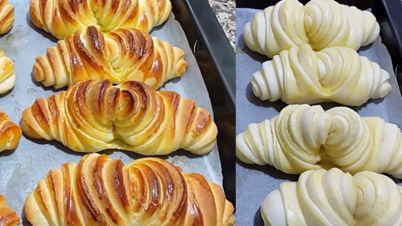 حصريا الوصفة اليابانية التي أبهرت العالم كرواسون العيدان الجديدة تحفة 👌👌إبدااع حقيقي لامثيلا له