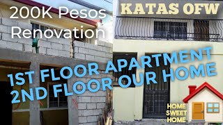 KATAS OFW | OFW SIMPLE HOUSE | TOWNHOUSE RENOVATION WITH APARTMENT