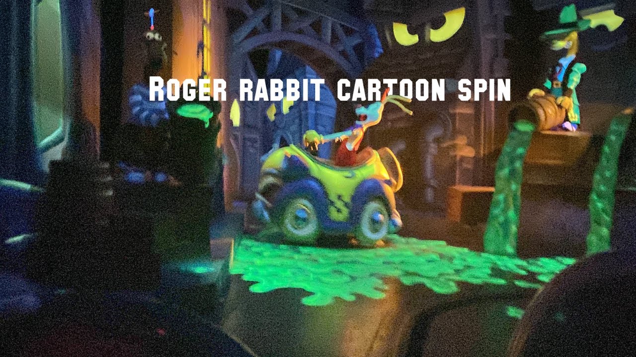 Roger rabbit's car Toon spin POV at Disneyland (mar 2022) - YouTube