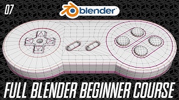 Blender Course | Snes Controller | 07: UV Unwrap