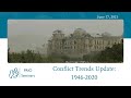 Conflict trends update 19462020