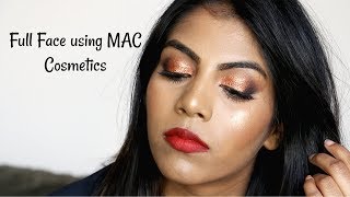 Full Face using MAC Cosmetics - NC44 ♡ MAC makeup for Brown / Indian Skin Tones | Shuanabeauty