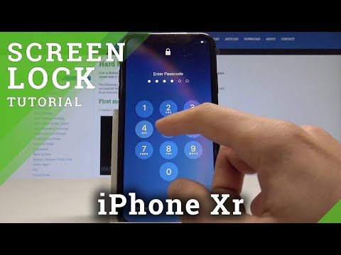 Video: Kā iPhone XR iestatīt bloķēšanas ekrānu?