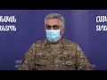 The Press Conference of the Armenian Defense Ministry Representative Artsrun Hovhannisyan